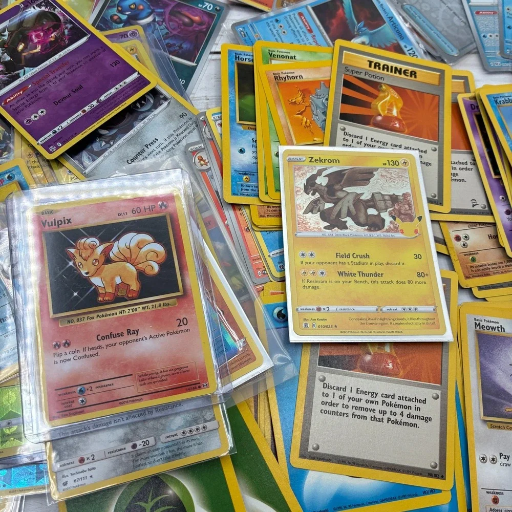 Pokemon Card Lot Vintage Base Set, Fossil, Modern Holos, Reverse Holos modern